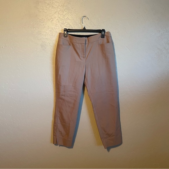 Express Camel Editor Slacks Trousers - Picture 2 of 9